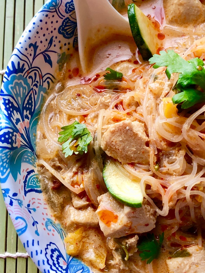 Thai Red Curry Chicken Soup – The Irreverent Kitchen